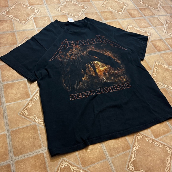 Gildan Other - Y2K Metallica "Death Magnetic" Double-Sided Graphic Tee- Large